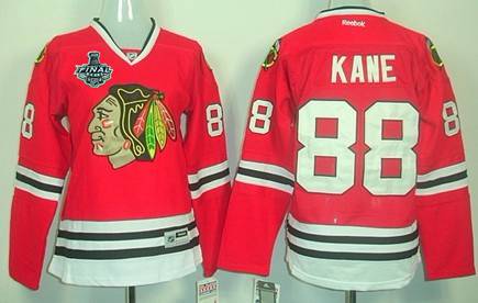 Women's Chicago Blackhawks #88 Patrick Kane 2015 Stanley Cup Red Jersey