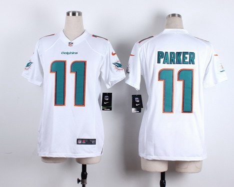 Women's Miami Dolphins #11 DeVante Parker Nike 2013 White Game Jersey