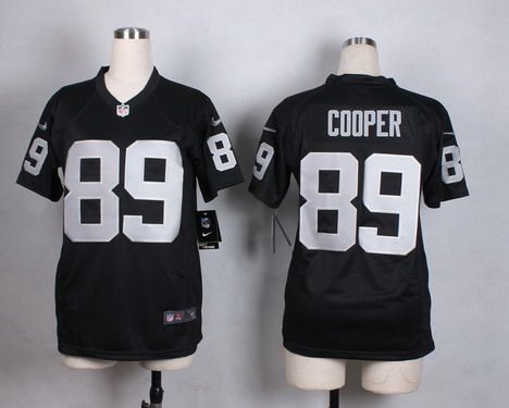 Women's Oakland Raiders #89 Amari Cooper Nike Black Game Jersey