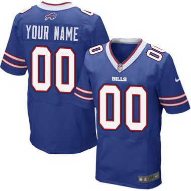 Men's Nike Buffalo Bills Customized 2013 Light Blue Elite Jersey