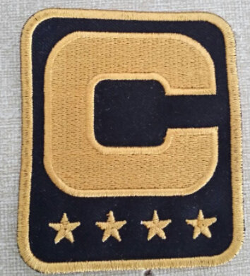 New Orleans Saints Captain Black C Patch