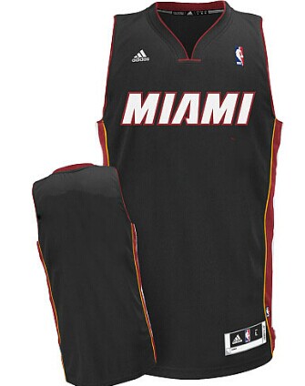 Miami Heat Blank 2013 Black Swingman Jersey