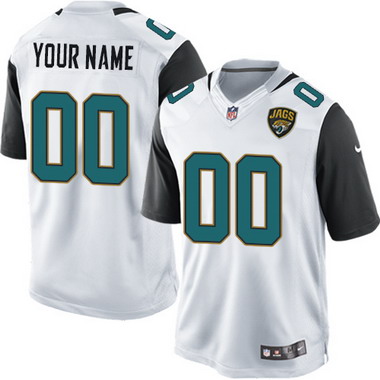 Men's Nike Jacksonville Jaguars Customized 2013 White Limited Jersey