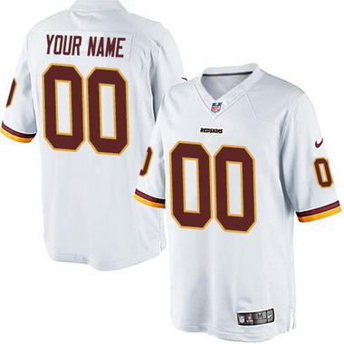 Men's Nike Washington Redskins Customized 2013 White Limited Jersey