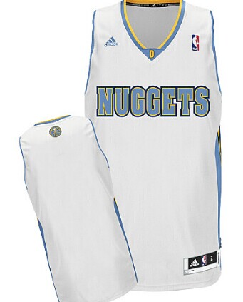 Denver Nuggets Blank White Swingman Jersey