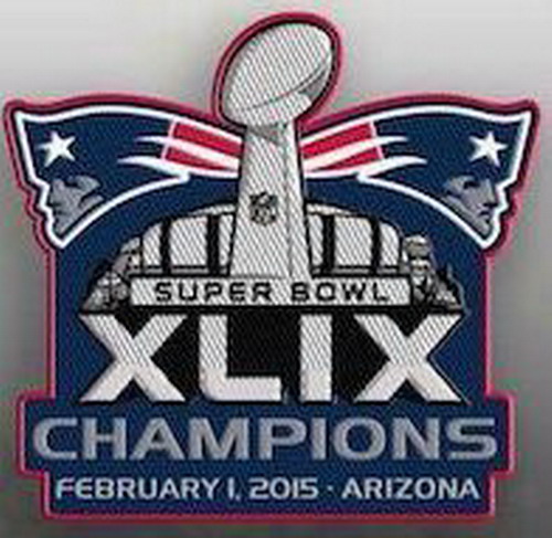 New England Patriots 2015 Super Bowl XLIX Championship Patch